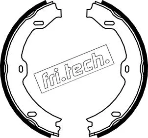 Brake Shoe Set, parking brake (1052.130)