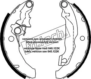 Brake Shoe Set (1040.144Y)