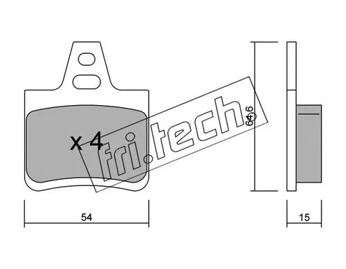 Brake Pad Set, disc brake (294.0)