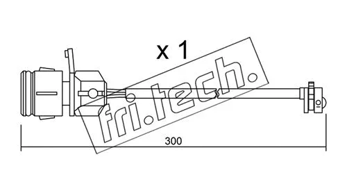 Warning Contact, brake pad wear (SU.249)