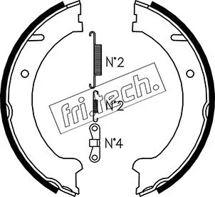 Brake Shoe Set, parking brake (1127.274K)