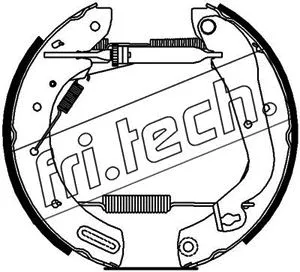 Brake Shoe Set (16222)