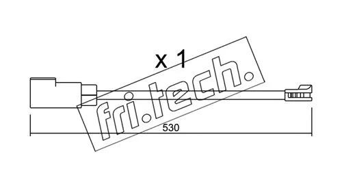 Warning Contact, brake pad wear (SU.340)