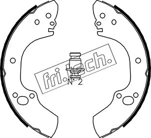Brake Shoe Set (1073.170)