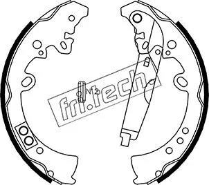 Brake Shoe Set (1115.317)