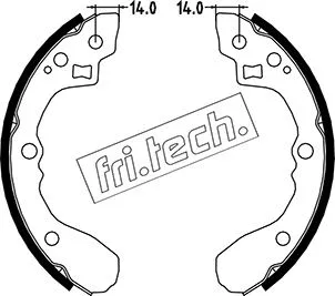 Brake Shoe Set (1049.151)