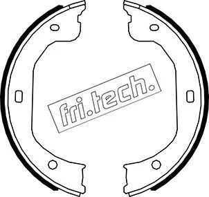 Brake Shoe Set, parking brake (1049.174)