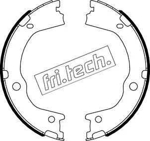 Brake Shoe Set, parking brake (1046.227)