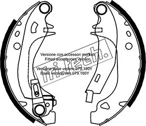 Brake Shoe Set (1079.192Y)