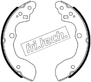 Brake Shoe Set (1111.257)