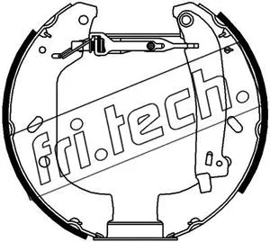 Brake Shoe Set (16102)