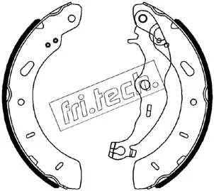Brake Shoe Set (1040.165)