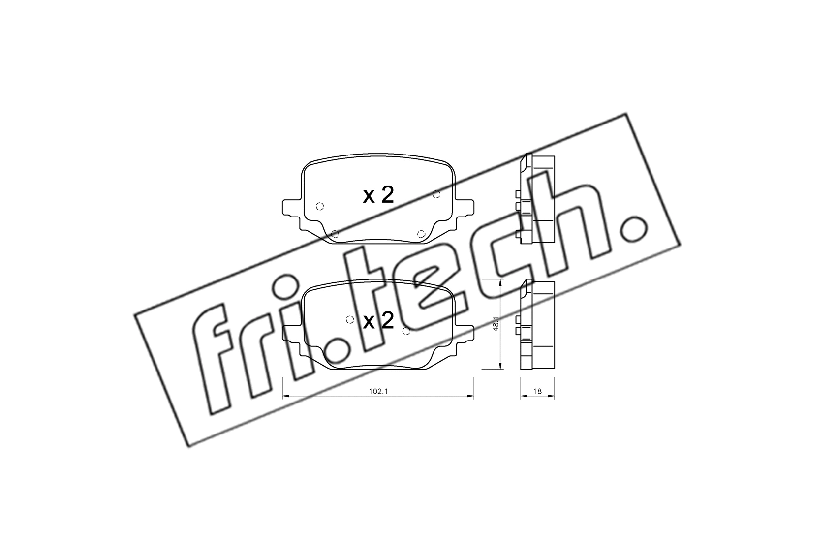 Brake Pad Set, disc brake (1331.0)