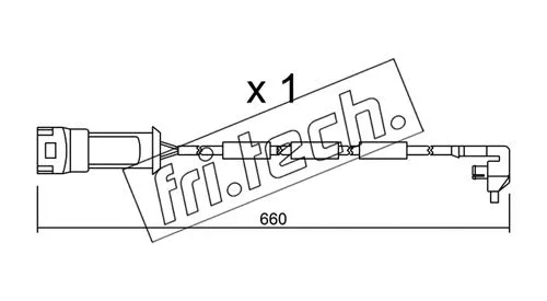Warning Contact, brake pad wear (SU.090)