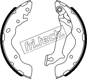 Brake Shoe Set (1046.233)