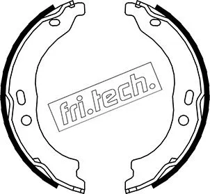 Brake Shoe Set, parking brake (1034.118)