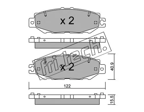 Brake Pad Set, disc brake (775.1)