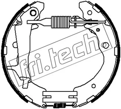 Brake Shoe Set (16523)