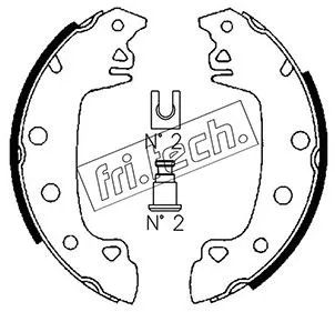 Brake Shoe Set (1088.204)