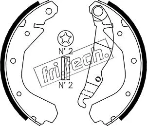 Brake Shoe Set (1073.162)