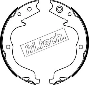 Brake Shoe Set, parking brake (1064.180)