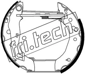 Brake Shoe Set (16266)