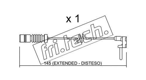 Warning Contact, brake pad wear (SU.161)