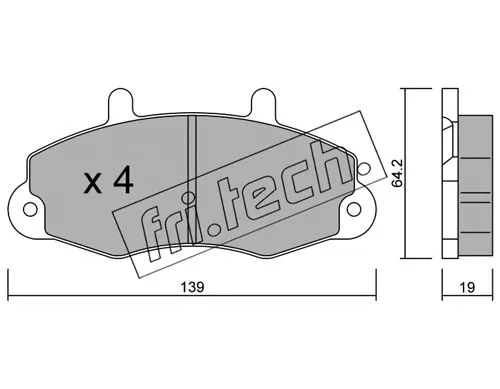 Brake Pad Set, disc brake (201.0)