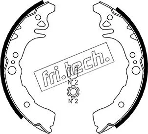 Brake Shoe Set (1115.305)