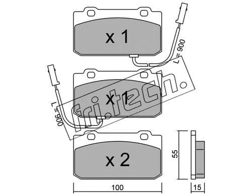 Brake Pad Set, disc brake (042.2)