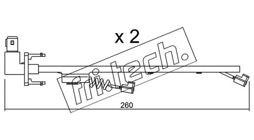 Warning Contact, brake pad wear (SU.184K)