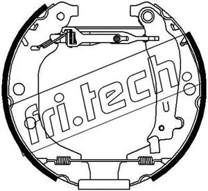Brake Shoe Set (16164)