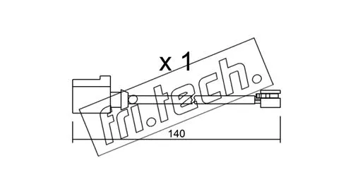 Warning Contact, brake pad wear (SU.274)
