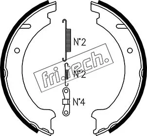 Brake Shoe Set, parking brake (1127.272K)