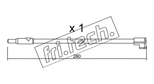 Warning Contact, brake pad wear (SU.116)