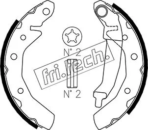 Brake Shoe Set (1027.002)