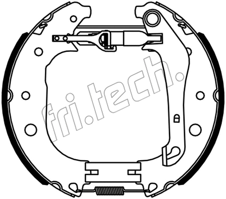 Brake Shoe Set (16534)