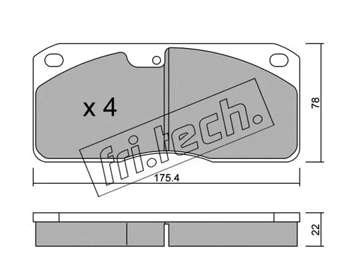 Brake Pad Set, disc brake (279.0)