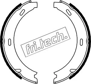 Brake Shoe Set, parking brake (1052.117)