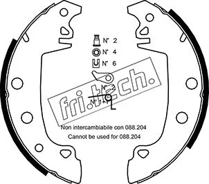 Brake Shoe Set (1079.187K)