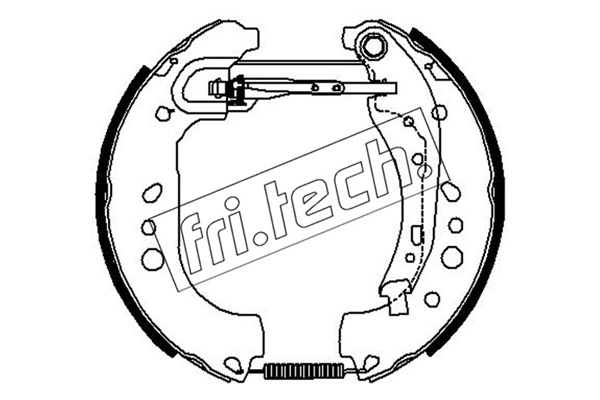 Brake Shoe Set (16529)
