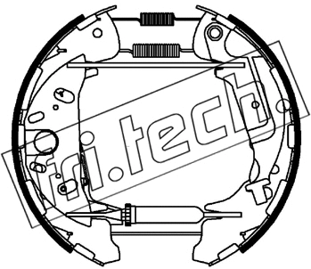 Brake Shoe Set (16540)