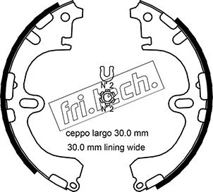 Brake Shoe Set (1115.303)