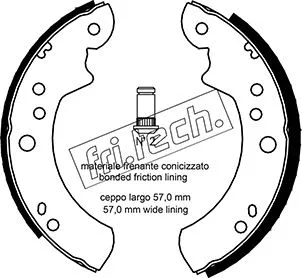 Brake Shoe Set (1040.127)