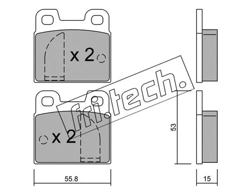 Brake Pad Set, disc brake (010.0)