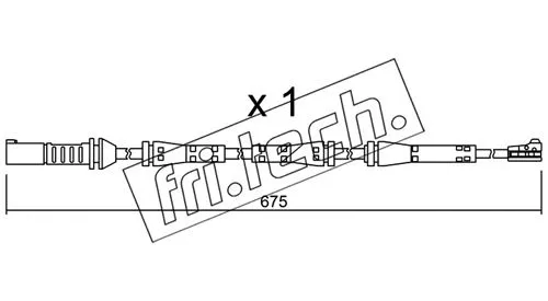 Warning Contact, brake pad wear (SU.278)