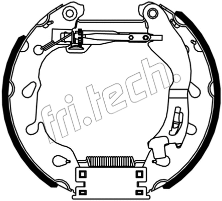 Brake Shoe Set (16551)