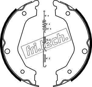 Brake Shoe Set, parking brake (1049.162K)