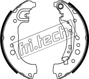 Brake Shoe Set (1253.718)