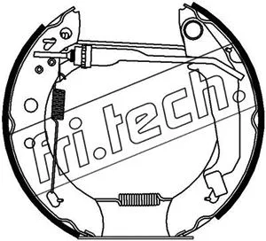 Brake Shoe Set (16212)